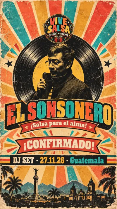 Afiche: El Sonsonero, confirmado