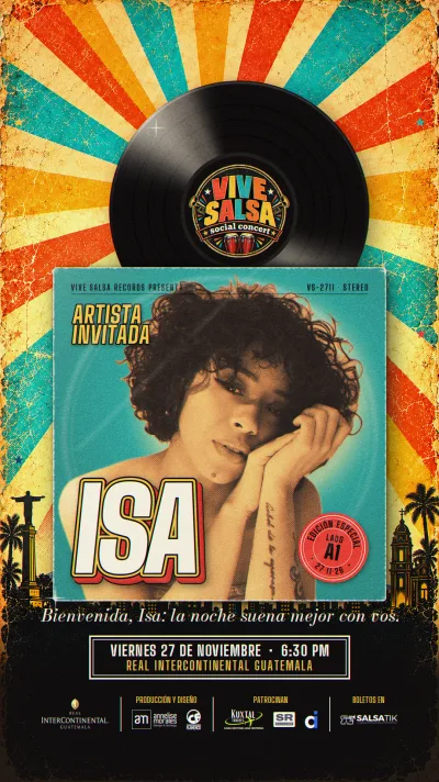 Afiche: Isa, artista invitada, confirmado